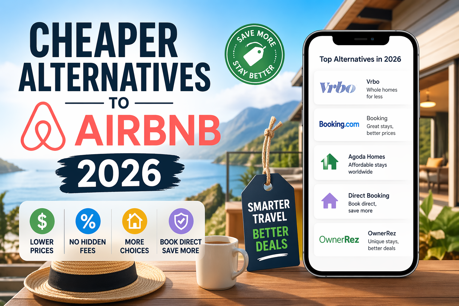 Cheaper alternatives to Airbnb 2026
